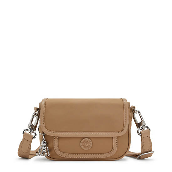 Kipling Inaki Small Crossbody Bag Handbag Bruin | BE 1273NW